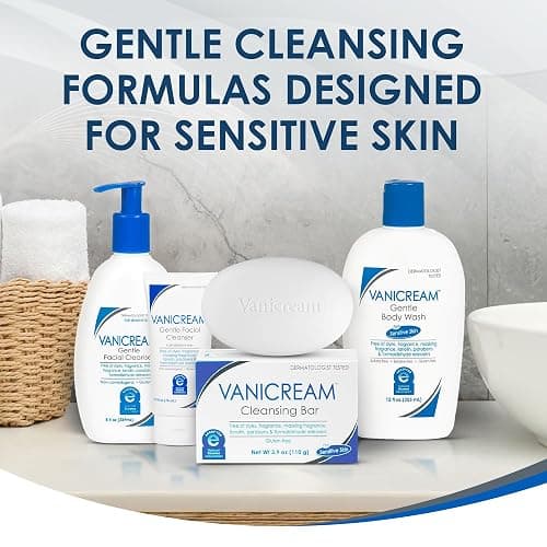 Vanicream Gentle Facial Cleaner, 2.5 Fl Oz, Formulated without Common Irritants for Sensitive Skin, Removes Makeup, Dirt & Excess Oils, Non-Comedogenic, pH-Balanced Face Wash thumbnail 9