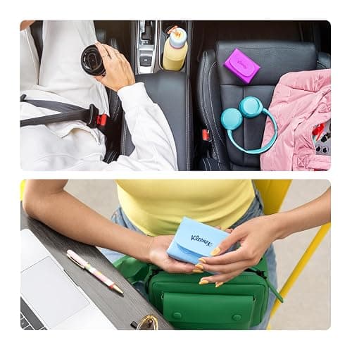 Kleenex Snap & Go Ultra Soft Facial Tissues, Travel & Car, 9-Pack thumbnail 6