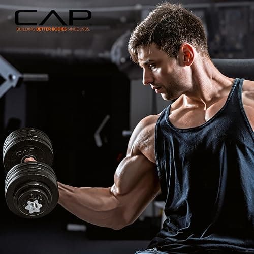 Cap Barbell Adjustable Dumbbell Weight Set | Multiple Options thumbnail 6