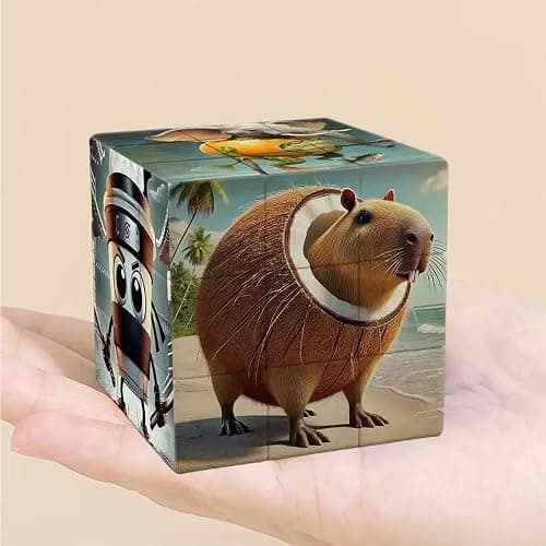 Italian Brainrot Toys-3x3 Speed Cube with Funny Meme Animals burbaloni luliloli for Brain Rot Birthday Gifts Party Decorations thumbnail 4