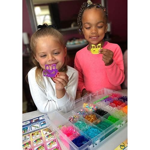Rainbow Loom® Loomi-Pals™ MEGA Set, Features 60 Cute Assorted LP Charms, The New RL2.0, Happy Looms, Hooks, Alpha & Pony Beads, 5600 Colorful Bands All in a Carrying Case for Boys and Girls 7+ thumbnail 16