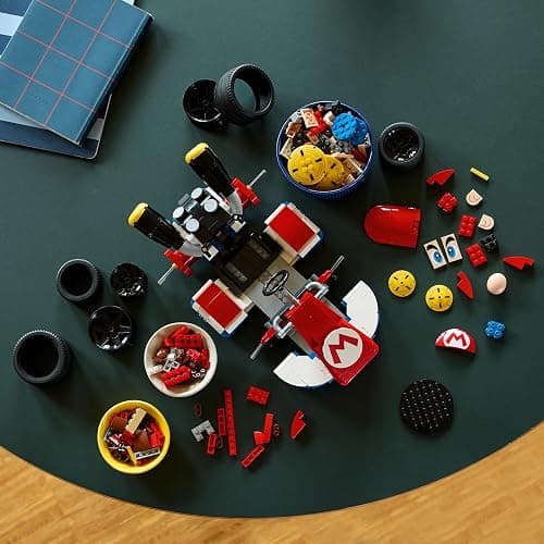 LEGO Super Mario: Mario Kart – Mario & Standard Kart Building Set for Adults - DIY Book Shelf & Room Decor for Men & Women, Ages 18+ - Birthday Gift Idea for Adult Gamers - 72037 thumbnail 3