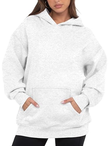 Womens Oversized Hoodies Fleece Loose Hooded Sweatshirt Fall Winter Outfits 2025 Trendy Clothes - Image 1