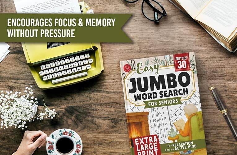 Easy Jumbo Word Search for Seniors: Extra Large Print Word Puzzles for Relaxation and an Active Mind (Word Find Books For Adults) thumbnail 5