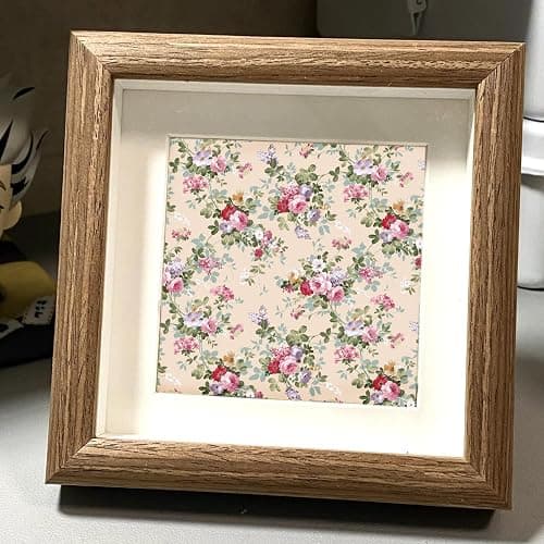 PRSTINCOL Scrapbook Paper,16 Sheets 5.8x5.8 Inch Vintage Floral Style Scrapbook Supplies,Single-Sided Vivid Origami Decoupage Paper for DIY Crafts, Card Making, Art Journaling thumbnail 5