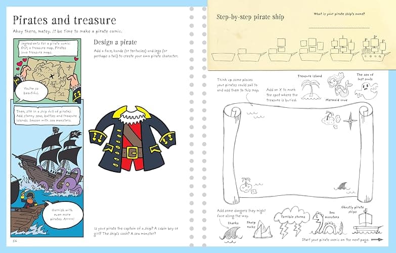 Write and Draw Your Own Comics: An Interactive Activity Book with Step-by-Step Drawing Instructions (Write Your Own) thumbnail 3