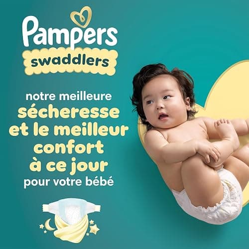 Pampers Swaddlers Diapers, Size 3, Absorbent, Keeps Baby Dry and Comfortable, Skin Safe Disposable Baby Diaper, 1 Pack (Count of 132) thumbnail 30