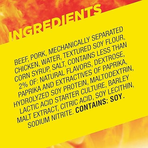 Slim Jim Smoked Meat Sticks, Original Flavor, 6g Protein Per Serving, Snack Size, 0.28 oz. (46 Count) thumbnail 9