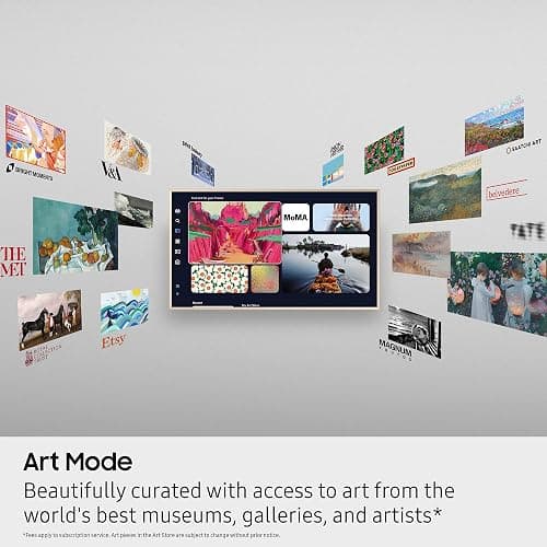 Samsung 65-Inch Class The Frame LS03F 4K QLED Smart TV (2025 Model) Slim Fit Wall Mount, Modern Frame Design, NQ4 AI Gen2 Processor, Art Mode, Artful Picture Quality, Samsung Vision AI, Alexa Built-in thumbnail 9