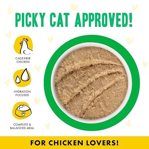 Weruva B.F.F. Play - Best Feline Friend Paté Lovers, Aw Yeah!, Chicken & Lamb Laugh Out Loud with Chicken & Lamb, 5.5oz Can (Pack of 8) thumbnail 3