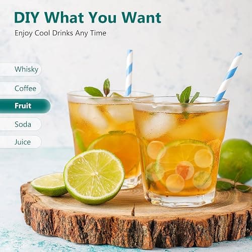 Optish 3 Pack Ice Trays for Freezer, 99 PCS Ice Cube Tray with Lid and Bin, Round Ice Cube Trays for Freezer, Circle Ice Cube Tray for Chilling Drinks thumbnail 6