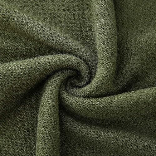 Fomolom Women Ponchos Sweater Versatile Lightweight Solid Knitted Shawl Wrap Scarf Cape Accessories for Womens thumbnail 2