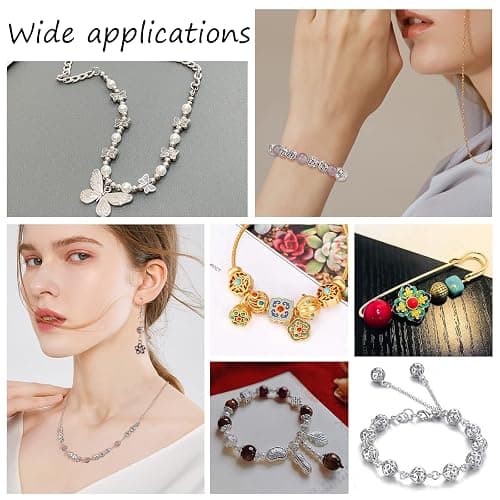 PH PandaHall 8mm Round Spacers Beads, 60pcs Tibetan Alloy Metal Charms Beads Antique Silver Metal Loose Spacer Beads for Bracelet Necklace Jewelry Making, Hole: 1.5mm thumbnail 4