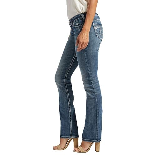 Silver Jeans Co. Tuesday Low Rise Slim Bootcut Jeans thumbnail 2