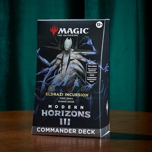Magic: The Gathering Modern Horizons 3 Commander Deck – Eldrazi Incursion (100-Card Deck, 2-Card Collector Booster Sample Pack + Accessories) thumbnail 3