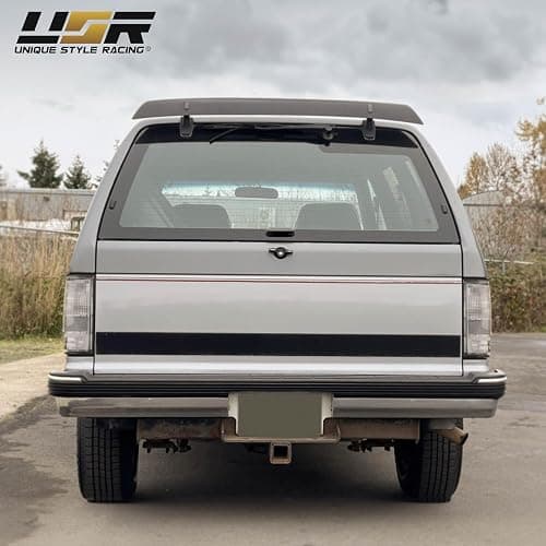 USR 82-93 GMT-400 Tail Light – Rear Tail Lamps (Left + Right) Pair - Compatible with 1982-1993 Chevy S10 Blazer Pickup Truck/Mid-Size SUV all Models - GMC S15 Jimmy (CLEAR TAIL LIGHTS with BULBS) thumbnail 8