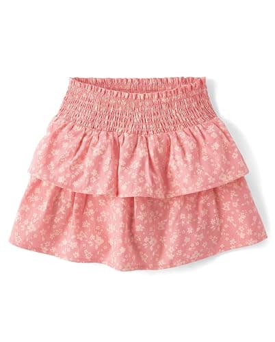 Gymboree Girls' and Toddler Ruffle Skirtss - 12 - Floral Pink - Image 1