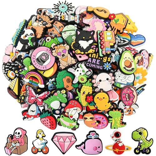 30-200PCS Cute Backpack Pins Bulk Random Different DIY Brooch Lapel Pins Aesthetic Set Cool Button Pin funny Pin for Girl Hat - Image 1