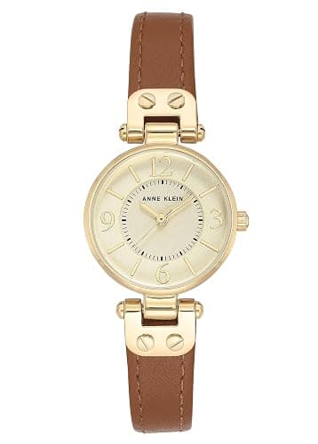 Anne Klein Women's Leather Strap Watch - Image 1
