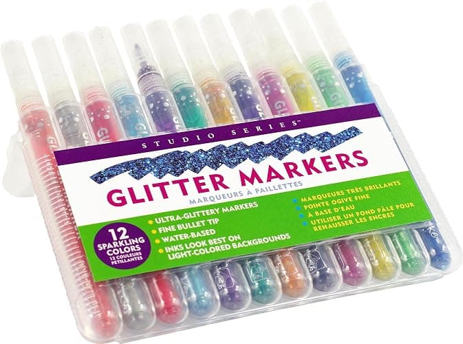 Studio Series Glitter Marker Set (12-piece set) thumbnail 5