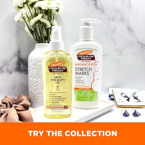 Palmer's Cocoa Butter Formula Skin Therapy Moisturizing Body Oil with Vitamin E & Pure Argan Oil, Deep Body Moisturizer for Dry, Damaged Skin, 5.1 Ounces thumbnail 14