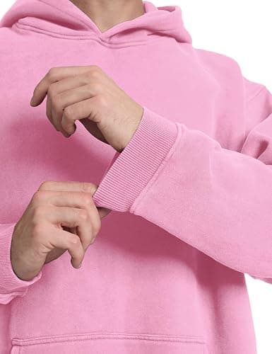 Dnzzs Acid Wash Hoodie Super Soft Sweatshirt for Mens Pullover Oversized Men's Fashion Hoodies & Sweatshirts Vintage Tops thumbnail 5