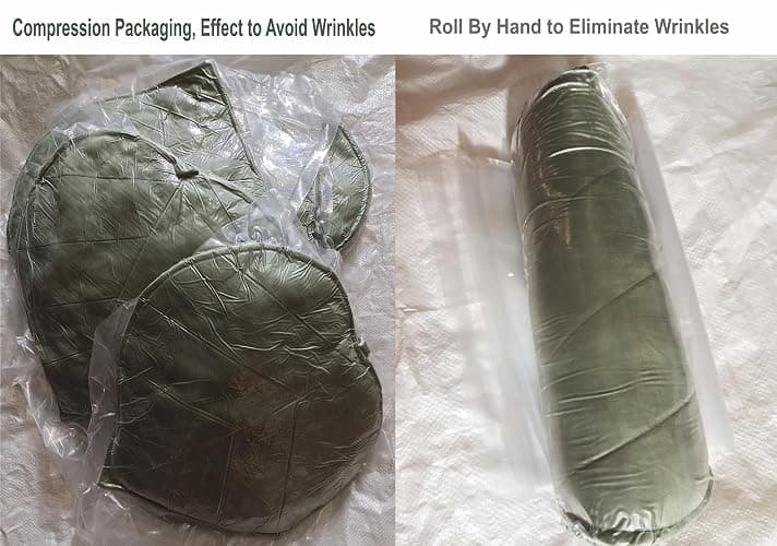 Cyprinus Carpio 3D Leaf Shape Household Pillow Cushion Sofa Lumbar Pillow Household Throw Pillow Decoration 20 * 20 Inch (Green) thumbnail 2