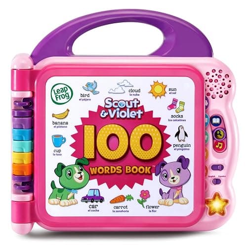 LeapFrog Scout and Violet 100 Words Book, Purple - Image 1