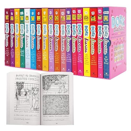 A libary of Dork Diaries 1-18 Reading Toy Box Collection Series Set - Image 1
