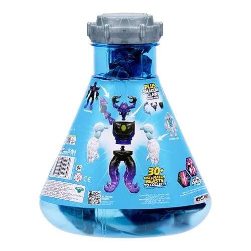 MrBeast Lab Hybrids Multi Pack, Reveal Different Hybrid Parts To Create 2 Mix & Match Action Figures, Plus Parts Of The Golden Panther Dragon, Fuse Millions Of Beast Combinations - Shark VS Polar Bear thumbnail 7
