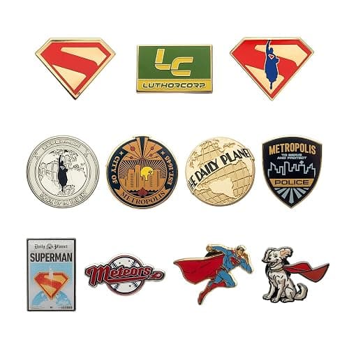 Superman Movie Blind Box Pin – Collectible Surprise Pin with Iconic Logos & Symbols Individual Collectible - Image 1