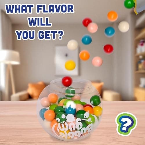 Toymendous Gumballs for Gumball Machine, 15oz Assorted Chewing Gum Fruit Flavored Bubble Gum, Gluten Free, 193 pieces thumbnail 5