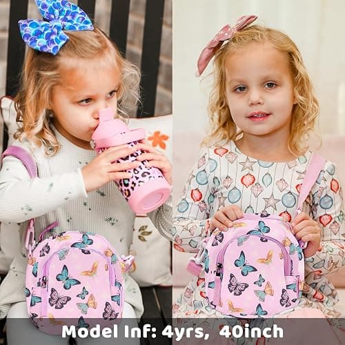 Choco Mocha Little Girls Purse for Kids 4-6 6-8 Girls Crossbody Purses for Kids Crossbody Bag Toddler Purse 2 3 4 year old, thumbnail 2