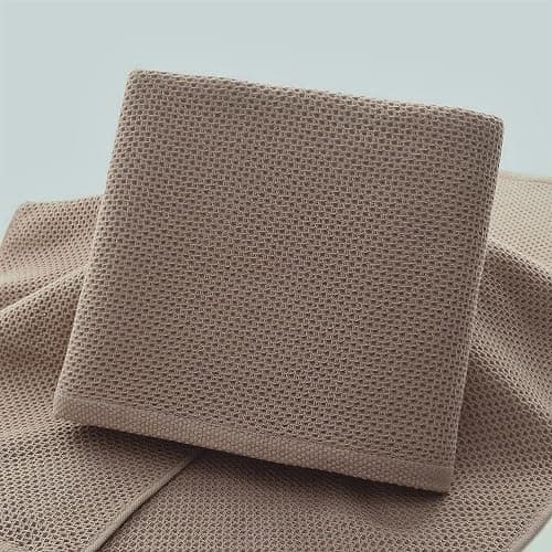 ANEWAY Kitchen Towels 100% Cotton Waffle Weave Dish Towel for Cleaning Drying Dishes Extra Absorbent and Soft, Dish Cloth,13 x 28 Inch(EarthBrown-4 Pack) thumbnail 9