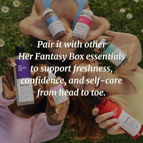 Her Fantasy Box Renew Her | Natural Rejuvenating Yoni Oil for Dark Spots, Ingrown Hair, and Skin Brightening - Nourishing, Moisturizing Formula for All Skin Types thumbnail 8