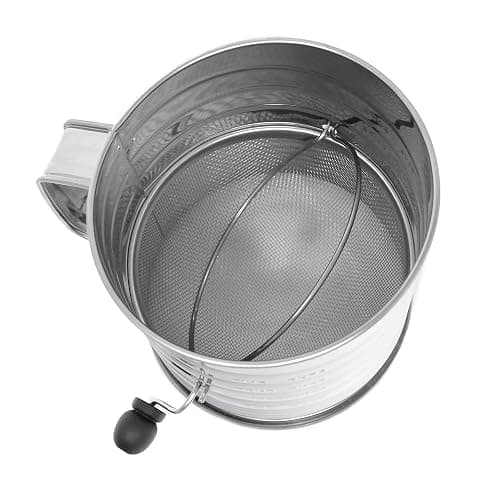 Norpro 5-Cup Stainless Steel Crank Flour Sifter thumbnail 6