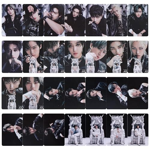 55 PCS Stray Kids Giant Album Photocards, Perfect KPOP Album SKZ Photocards, Straykids Album Photocards, Stray Kids Merch Lomo Cards Set, SKZ Merch Lomo Cards, Gift for Boys and Girls - Image 1