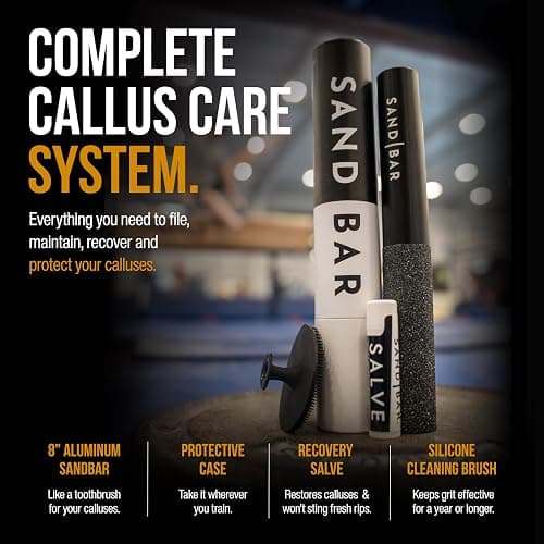 SandBar Callus Remover File for Hands - Durable Aluminum Tool for Callus Care and Dead Skin Removal - Includes Nourishing Salve - Ideal for Athletes, Climbers, and Gym Enthusiasts thumbnail 7
