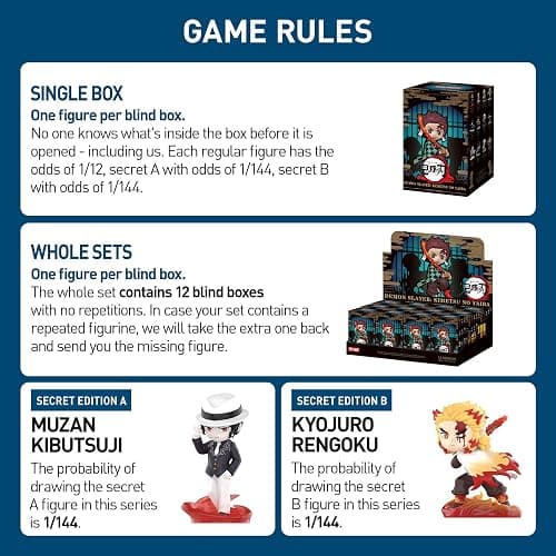 POP MART Demon Slayer Kimetsu no Yaiba Battle Series Blind Box, Single Box | Collectible Toys, Home Decorations, Holiday Birthday Gifts thumbnail 5