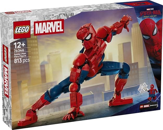 LEGO|Marvel Spider-Man Hero Figure - Superhero Toy incl. Action Figure w/Collectible Minifigure for Room Decor - Gift for 12+ Year Old Boys & Teenage Movie Fans - 76346 thumbnail 10