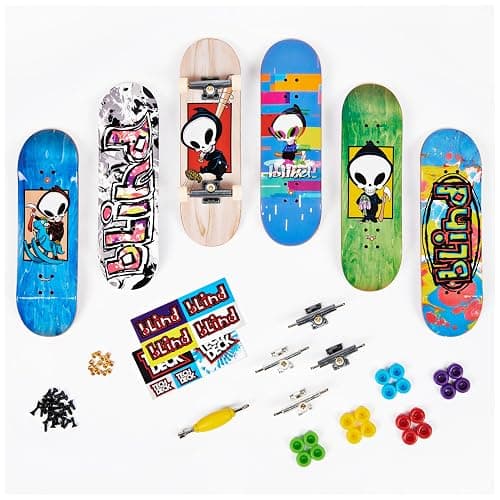 TECH DECK, Sk8shop Fingerboard Bonus Pack, Collectible and Customizable Mini Skateboards (Styles May Vary) thumbnail 8
