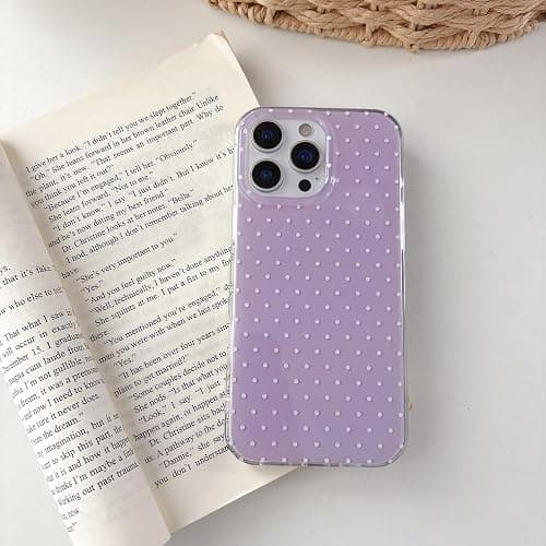QLTYPRI Cute Polka Dot Phone Case for iPhone 16 Plus, Purple | Polka Dot Fashion Aesthetic Design for Women Girls, Pretty Stylish Kawaii, Slim Fit, Durable TPU Shockproof Protective Case thumbnail 8