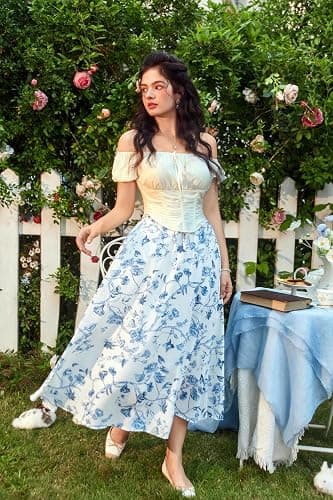 Scarlet Darkness Renaissance Shirt Women Off The Shoulder Corset Tops Peasant Blouse thumbnail 4