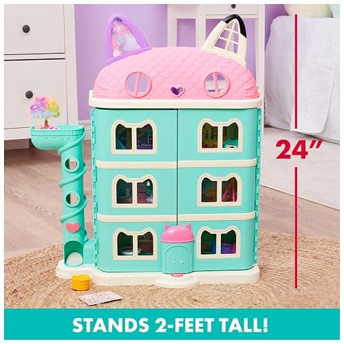 Gabby’s Dollhouse, Purrfect Dollhouse with 15 Pieces including Toy Figures, Furniture, Accessories and Sounds, Kids Toys for Ages 3 and up thumbnail 4