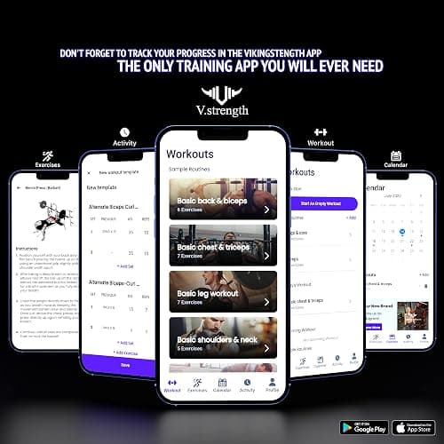 Vikingstrength - 360° Resistance Running Training Bungee Band (Waist) for Speed, Fitness Agility, Speed Strength – Gym Equipment for Football, Basketball, Solo or Partner + V-Strength Workout App thumbnail 8