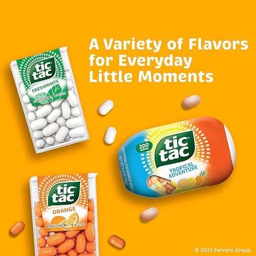 Tic Tac Fruit Adventure Mints, 4 Bottle Packs, On-The-Go Refreshment, 3.4 oz Each thumbnail 7