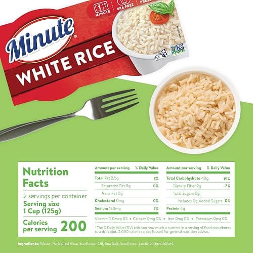 Minute Ready-to-Serve White Rice, Microwavable Rice Cups, 8.8-Ounce Cups (Pack of 8) thumbnail 7