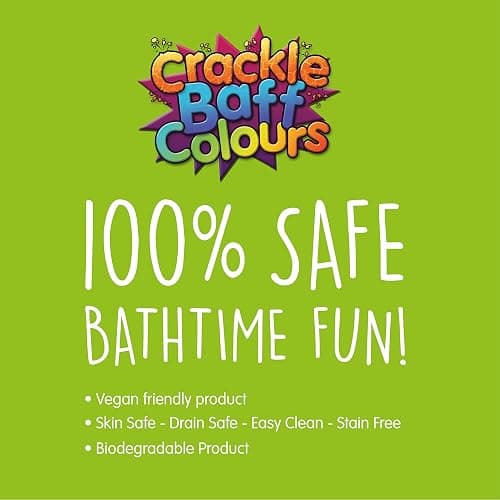 ZIMPLI - Crackle Baff Colours, 3 Bath Pack, Magically makes your water Crackle, Pop & Change Colour, Bath Toy, Pocket Money Stocking Filler Gift, UK Made thumbnail 5