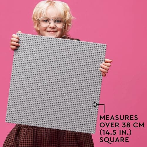 LEGO Classic Gray Baseplate Square 48x48 Stud Foundation to Build, Play, and Display Brick Creations, Great for City Streets, Castle, and Mountain Scenes, 11024 thumbnail 5