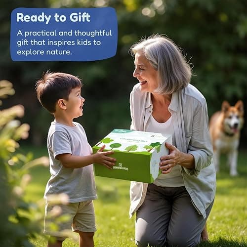 Kinderific Gardening Set, Tool Kit, for Kids, STEM, Includes Tote Bag, Spade, Watering Can, Rake, Fork, Trowel and Gloves (Ocean Blue) thumbnail 2